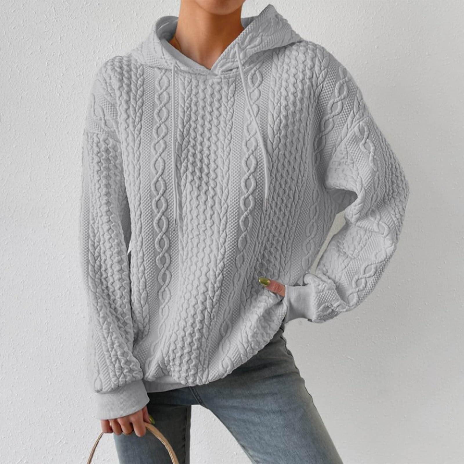 

Женские толстовки с длинным рукавом, повседневные однотонные толстовки с капюшоном на шнурке для женщин, пуловер XXXXXL