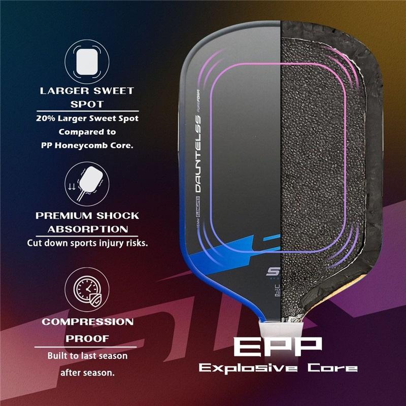 T700 Carbon Fiber Pickleball Paddle Set 5th Gen Thermoformed Foam Core Same Style As Selkirk Professional Training Competition Racket Kit