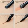 Natürliche Augen Make-Up Pinsel Set Lidschatten Pinsel Augenbrauen Kontur Eyeliner Pinsel Frauen Augen Kosmetik Blending Detail Make-Up-Tools