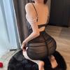 Sex Underwear Pearl Shawl Sexy Royal Sister Pumping Pleated Nightclub Perspective Hip Bag Breast Temptation