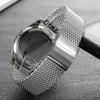 Stal Nierdzewna Pasek do Zegarka 20mm 22mm 1.0 Mediolański Magnetyczna Klamra Pasek Matowy Polerowany Siatkowy Bransoleta Uniwersalny Premium Opaska na Nadgarstek
