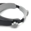Portable Headband Magnifier Loupe Head Magnifying Glass Lens Jewelry Watch Repair Watchmaker Magnifier with 2 LED Light
