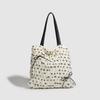 Fashion Tote Bag Women's 2025 New Large-capacity Pleated Bow Tote Bag Casual Commuter Shoulder Bag Women