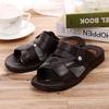 Men's Summer Sandals Leather Casual Fashion Beach Shoes Breathable Dual-purpose Men's Shoes Sandals