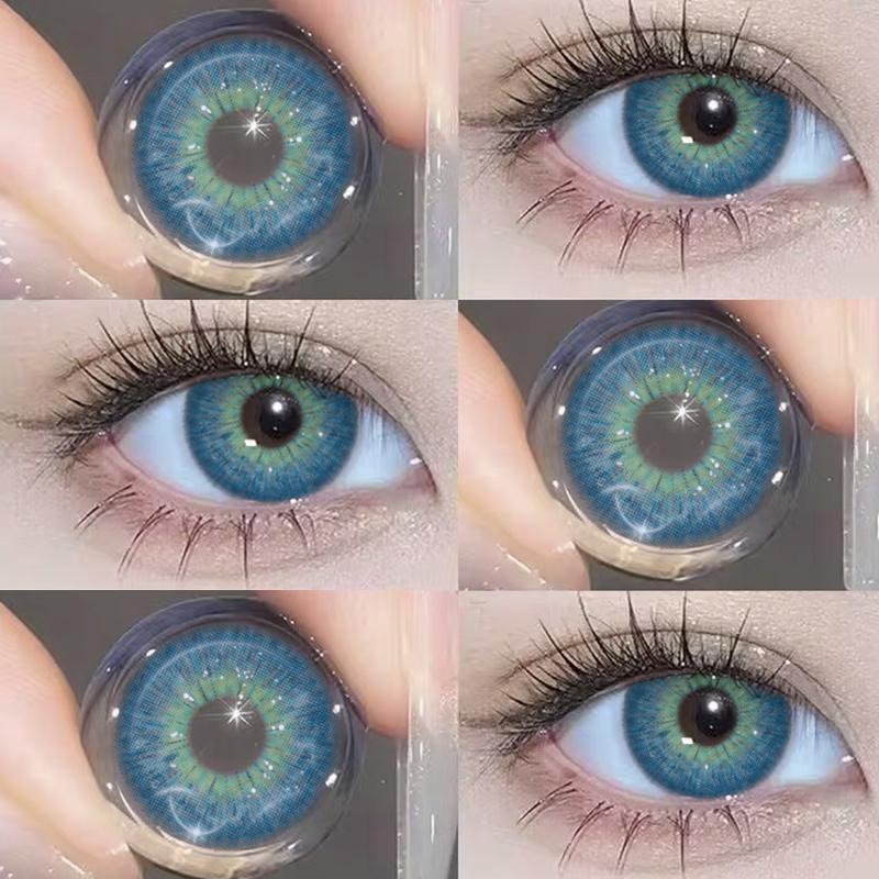 EYESHARE NEW Colored Contact Lenses for Eyes Brown Lenses Cosmetic Blue Eye Contacts Brown Natural Fashion Lenses