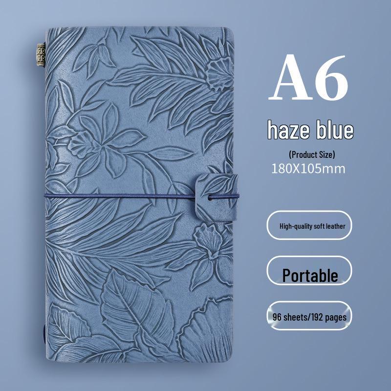 

A6 Ретро Штампований Щоденник Високої Цінності та Маленький Блокнот A6