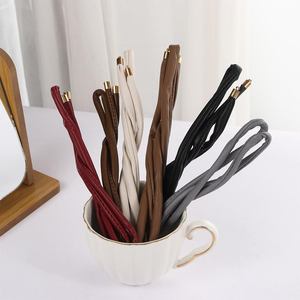 

Classic Fashion Korean Zinc Zinc Alloy Women Leather Hair Rope Wire Headbands Hair Ties Ponytail Holder