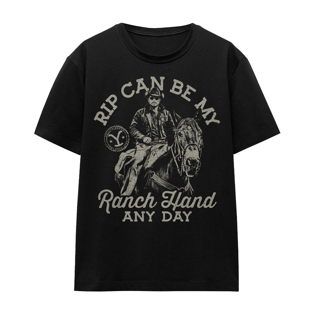 Yellowstone Unisex Adult Rip Can Be My Ranch Hand T-Shirt
