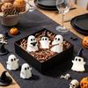 Halloween Party Accents Luminous Mini Ghost Figurines Glow in The Dark Cute PVC Statues Miniature Statue for Micro Landscape Tiered Tray Table