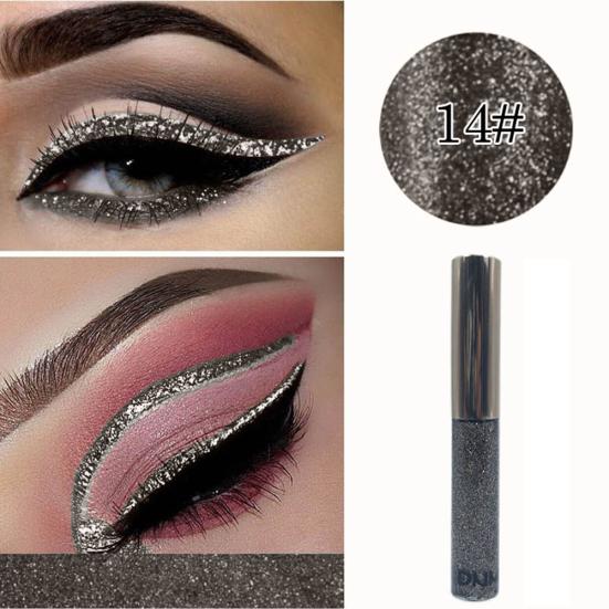 

DNM 5ml Sparkly Glitter Waterproof Non Smudge Lasting Liquid Eyeliner Cosmetic 14