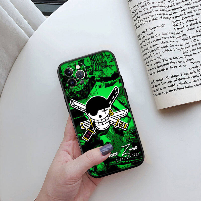 MH118 One Piece LOGO Telefoonhoesje voor iPhone 7 8 11 12 13 14 15 16 17 16E XS Pro Max XR X SE Air