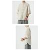 Chinese Style Mens Linen Summer Shirt Retro Stand Collar Half Sleeve Chinese Kong Fu Suit Men Hanfu