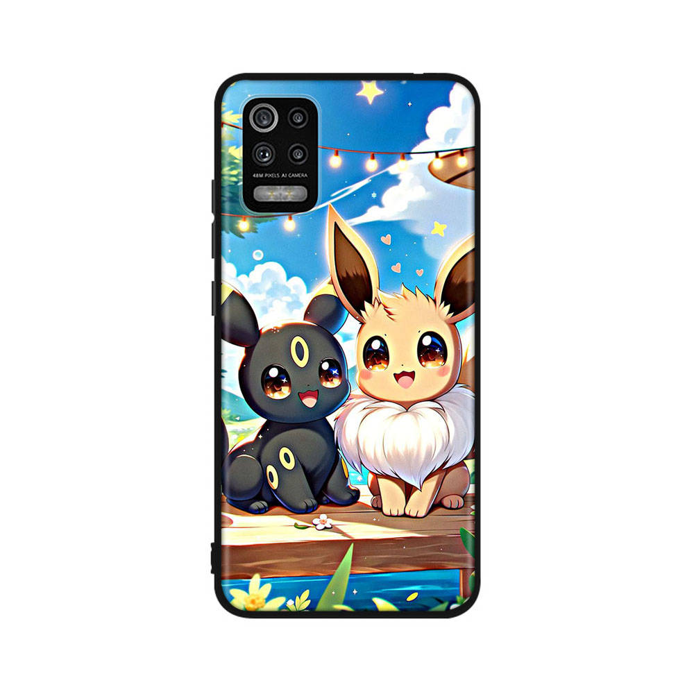 CT54 Cute Pokemon Case for Samsung A04 A14 A23 A34 A54 M23 M33 M52 M53 Realme 10 9 C30S C35 C55 VIVO Y02S Y21 Y33S Y51 X80 Pro Clear Cover