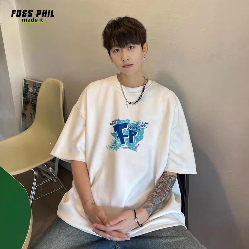 Foss Phil Unisex Cotton T-Shirt with Graphic Print XL