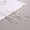 New 925 Silver Long Star Earrings Women Charm Earrings Birthday Gift for Friends Exquisite Jewelry Accessories