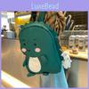 Lovely Girl's Nylon Backpack With Fun Dinosaur Design Spacious And Wear-resistant Fashionable School Bag