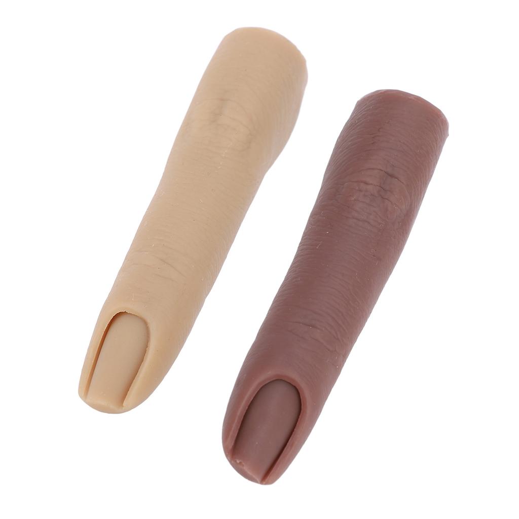 Silicone Practice Finger Soft Nail Training Model Bendable Flexible Mannequin with Joint