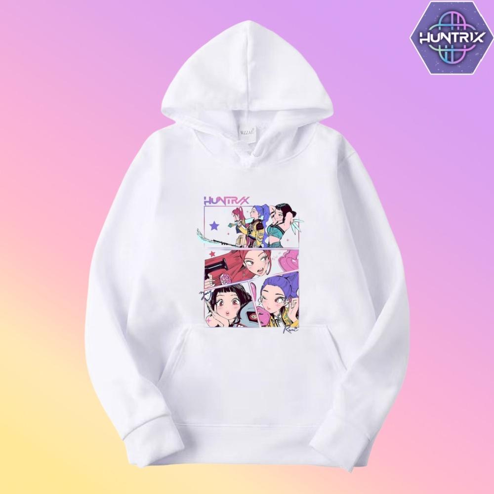 

Movie KPop Demon Hunters Saja Boys Hoodie Men Women Clothing Korean Fashion Trend Streetwear Unisex Casual Oversized Sweatshirt 3XL