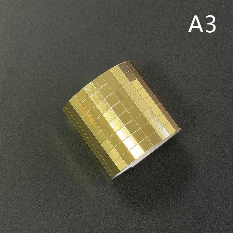 Adesivi Specchio Vetro Mosaico Fai da Te Nastro Decorativo Autoadesivo per Pareti Soggiorno Camera da Letto Materiali per Ristrutturazione Casa