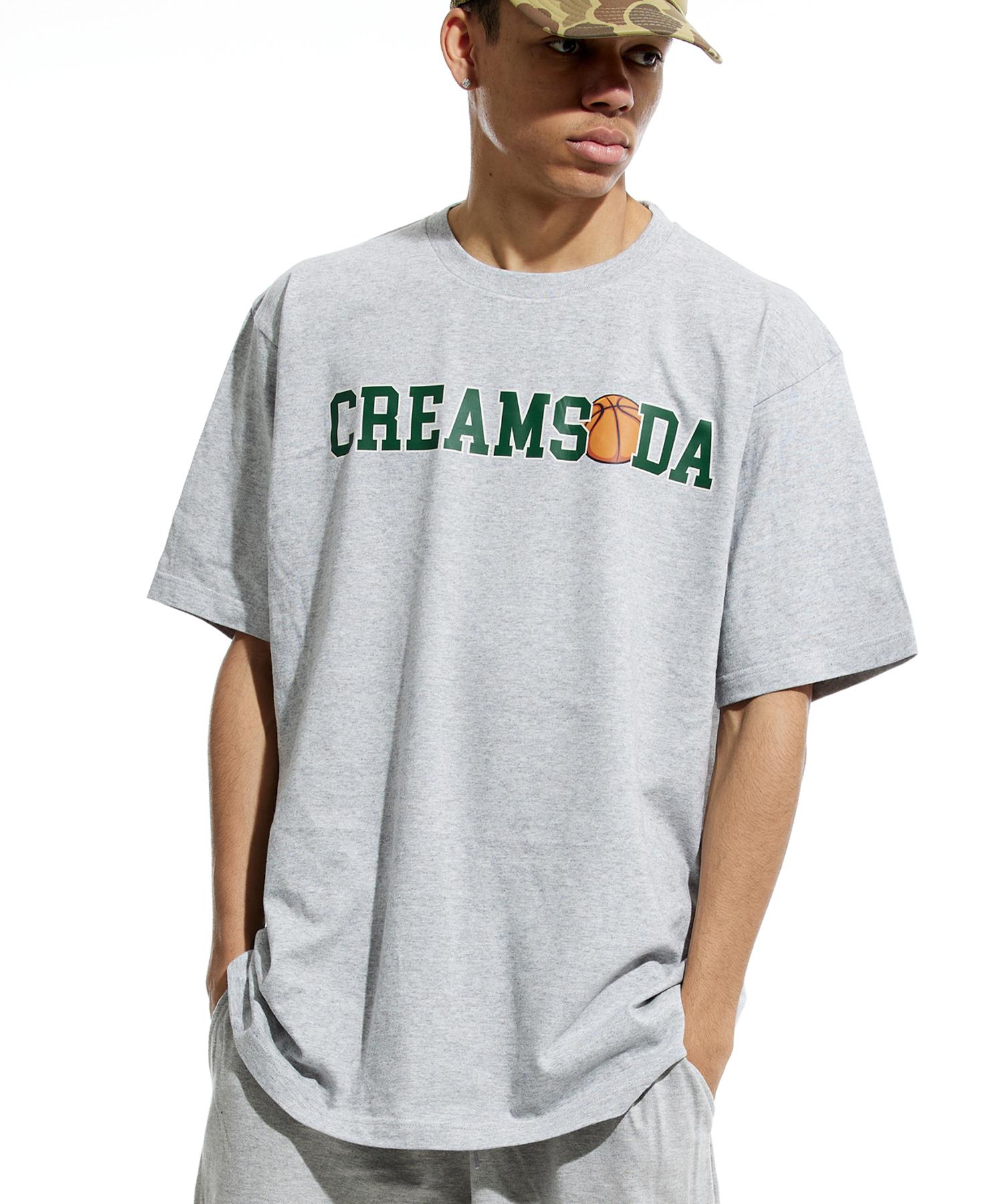 Cream Soda Lab Cr Bowler Short Sleeve Tee Gray Green M