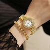 Elegant Rhinestone Quartz Watches Luxury Watch Bracelet Set Women's Wristwatch  Festival Gift