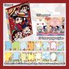 Cartoon Simple A5 Hard Shell Color Page Notebook Kawaii Anime  Homework Drawing Student Diary Handbooks Birthday Gifts
