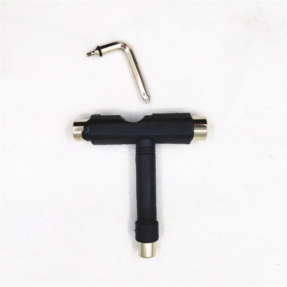 All in One Roller Skate T Tool T Shape Skateboard Repair Tool Skateboard Wrench Outdoor Sports