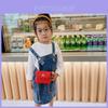 Stylish Mini Pu Leather Crossbody Bag For Kids With Trendy Chain Design And Waterproof Features