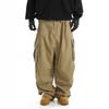 High Street Overalls European Size Wide Wide Wide Legs Long Pants Straight Pants Daily Casual 0