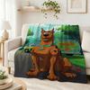 Scoobydoo Mystery Machine Anime Cartoon Flannel Blanket Comfortable Skinfriendly Throw Blanket For Bedroom Bed Sofa Home Decor Christmas Gift