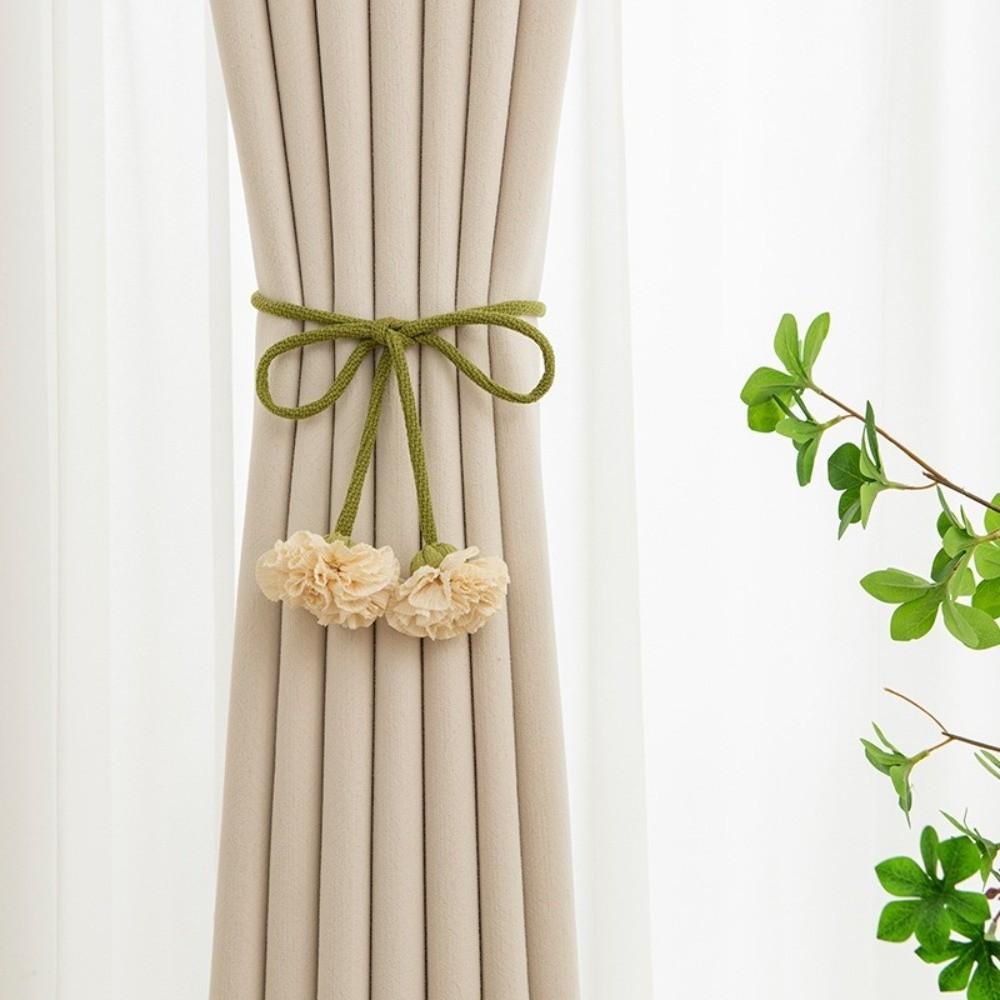 Dekorative Blumen Vorhangbänder Verstellbare Vorhangbinder Elegante Vorhangbinder Schlafzimmer