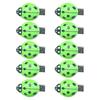 10Pcs Women Hair Clips Anti-slip Teeth Ladybug Decor Hairpins Bangs Buns Braids Multi-Purpose Styling Hair Pins
