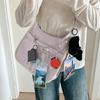 Handbag Charm Accessory Chain with Silver Tone Clip On Clasps and Layered Chain Accent for Commute and Daily Use