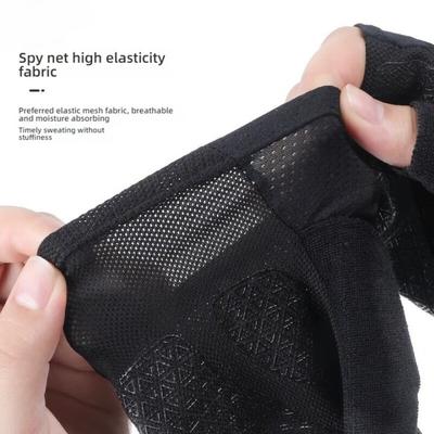 Outdoor Camping Motorcycle Gym Fitness Gloves Non-Slip Unisex Gloves Shockproof Fingerless Gloves Cycling Equipment