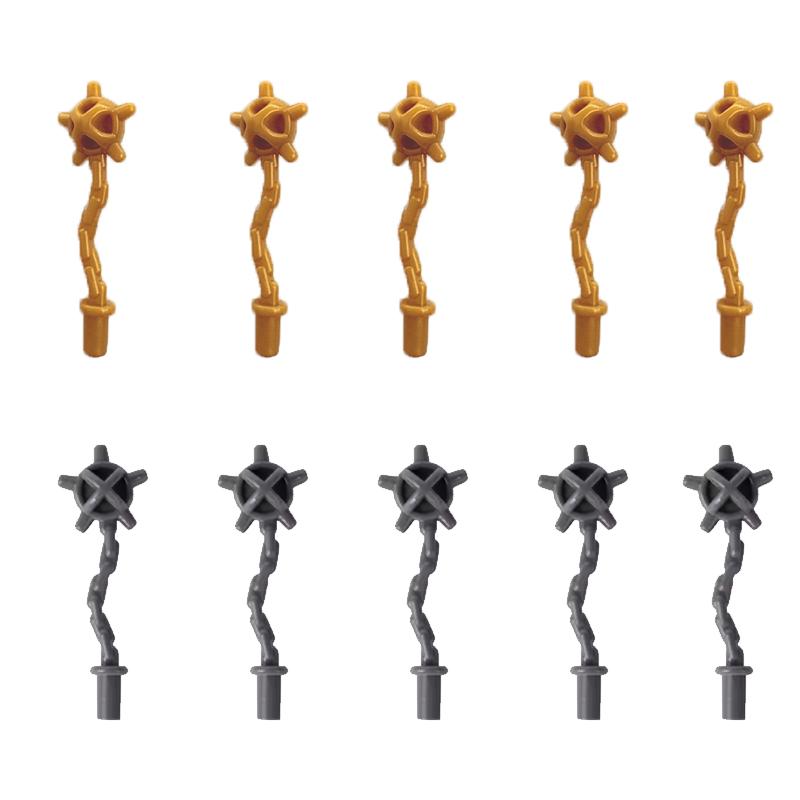 MOC Medieval Building Blocks Character Parts Model Toy Castle Knight Soldier Sword Bow Armor Shield Spear Piercing Parts Bricks