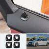 For BMW 3 4 Series G20 2019-2023 Carbon Fiber Door Lock Down Bolt Ring Trim 4PCS
