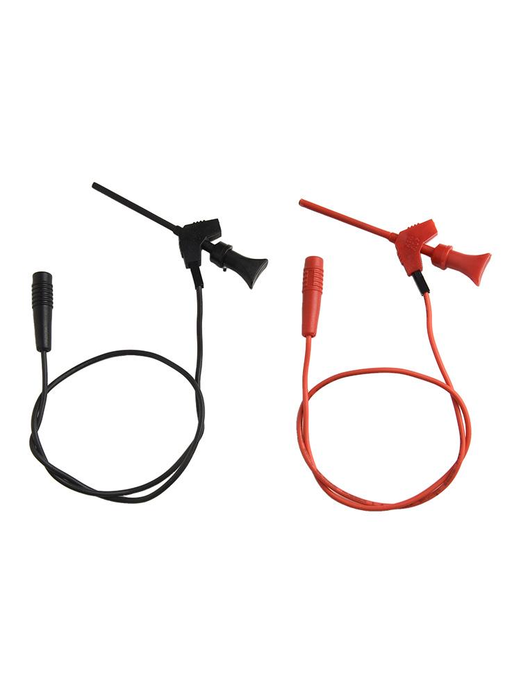 Multimeter Test Hook Clip Mini IC Hook Test Clip With Leads To 2mm Hole Socket Various Test Leads Clip Multimeters