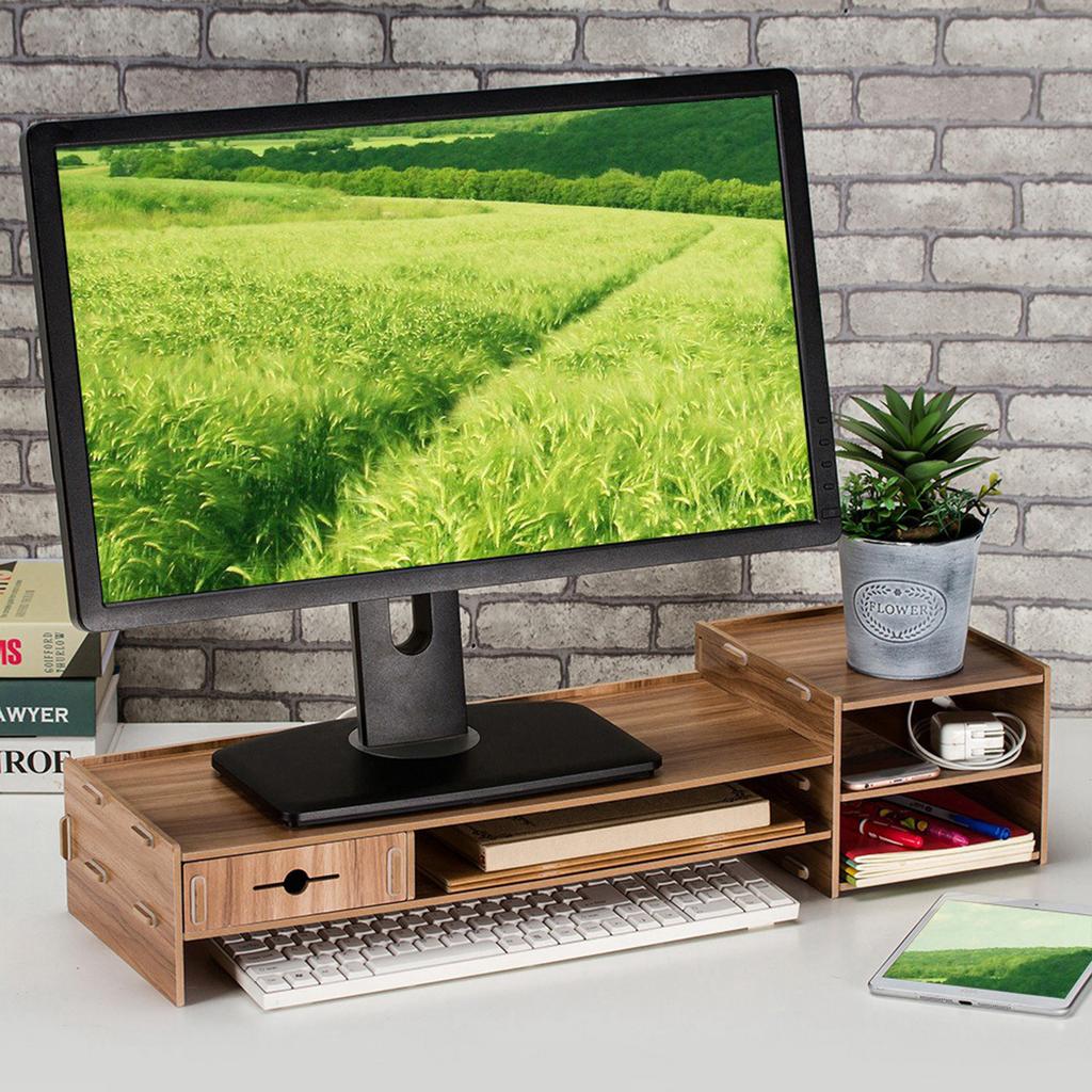 Monitor Laptop Stand Computer Screen Support Modern   Desk Rack Shelf(# 1)