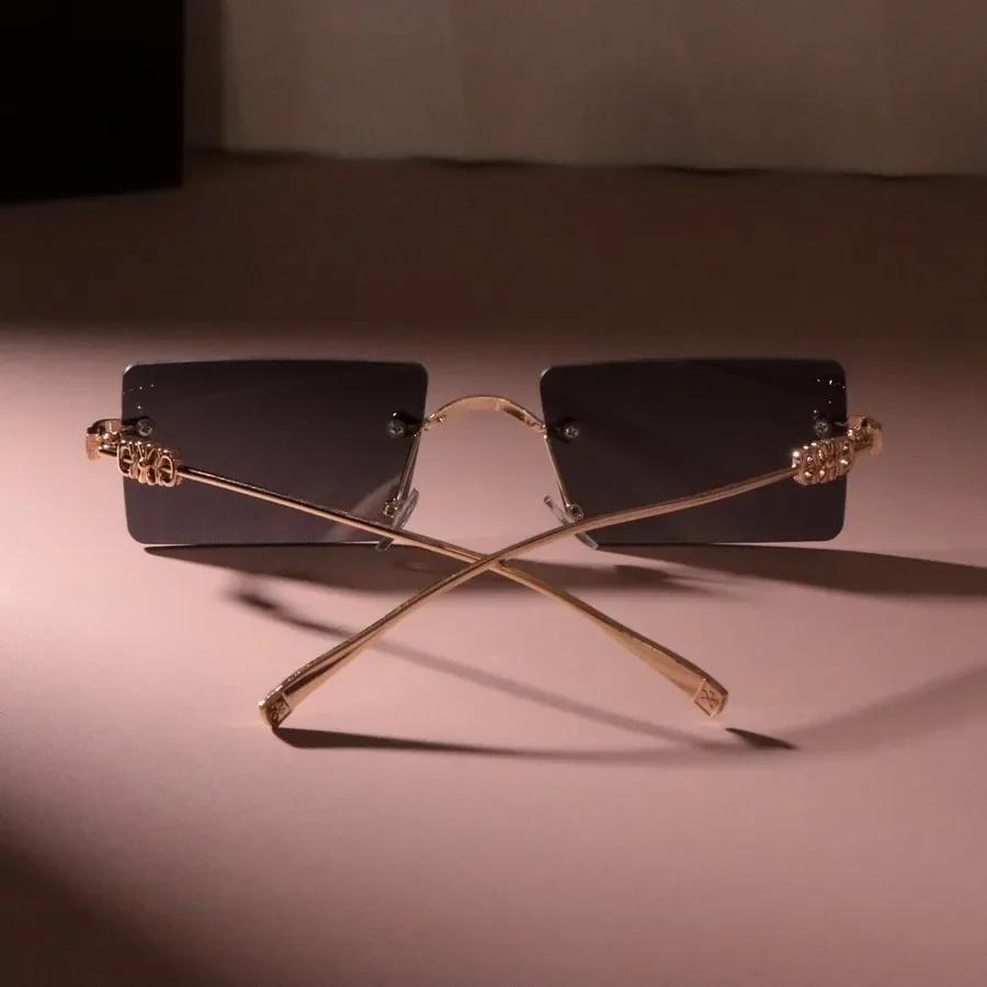 Fashion Metal Frame Sunglasses Women Men Minimalist Square Designer Sun Glasses Colorful Travel Oculos De Sol