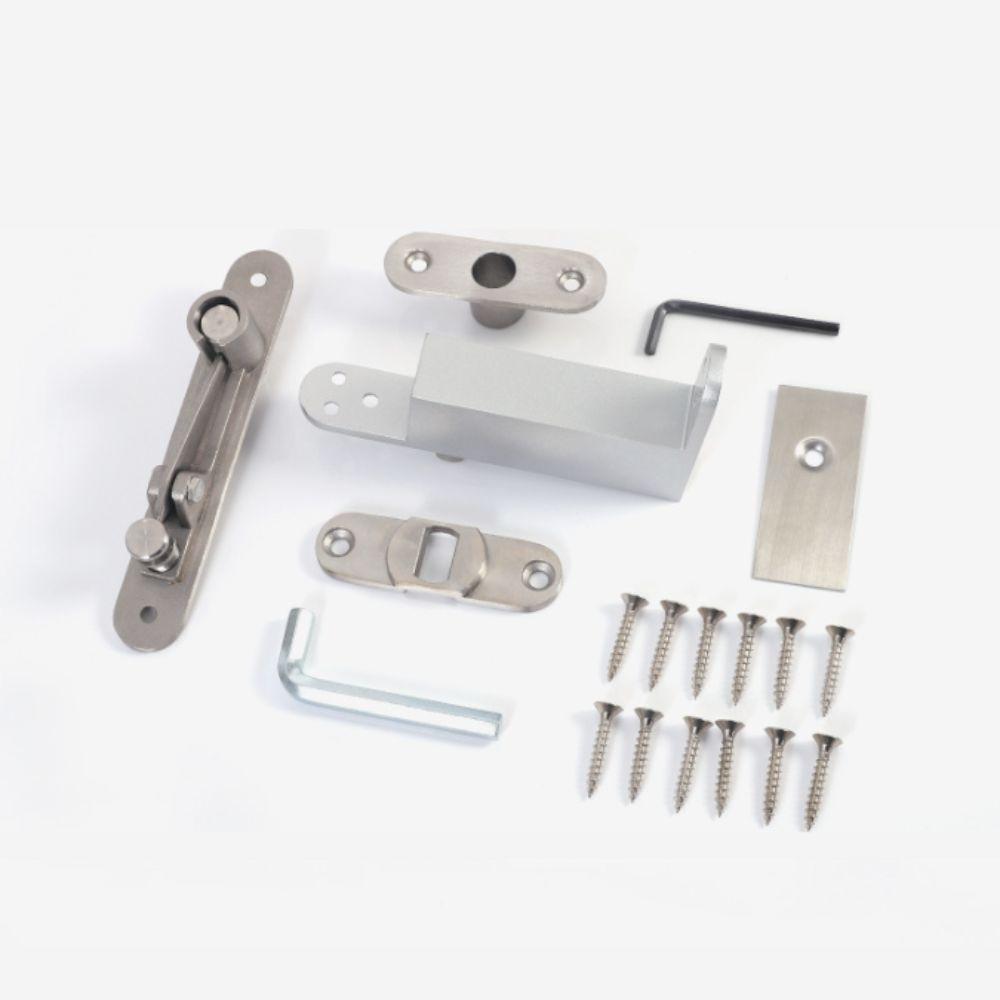 360 Degree Rotating Door Pivot Hinges Soft Close Spring Invisible Door Hinges  Hidden Installation