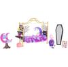 Mattel Monster High Doll Clawdeen Wolf Bedroom Playset with Accessories, Furniture, and Interior Elements HHK64 HMV77