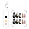 Cross-border foreign trade wearable nail sticker wholesale bronzing wearable nail manicure piece pointed fake nail nail piece