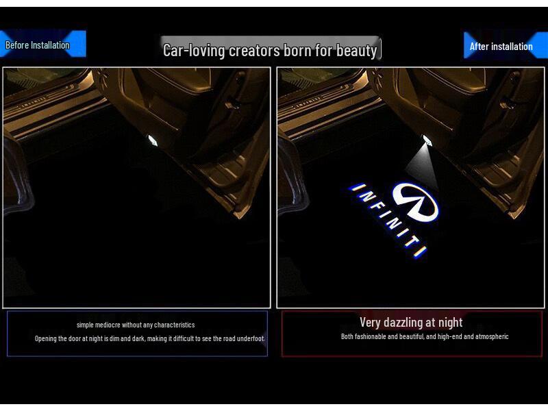 Infiniti Door Projector Light for Q50L/Q70L/QX50/JX35/G25/QX60 Models