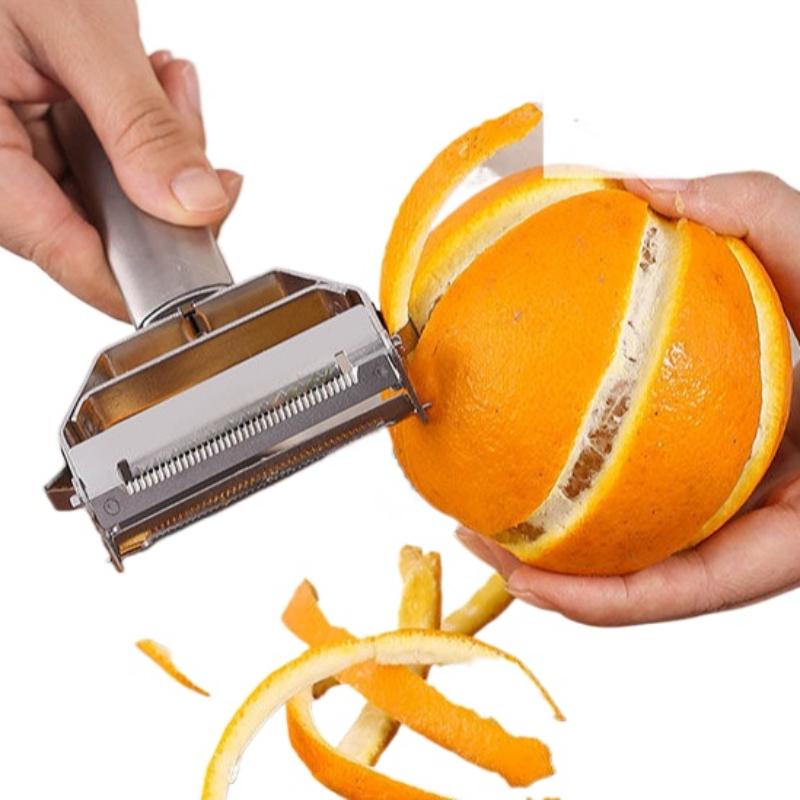 Fine Quality Peeler Kitchen Accessories Cooking Tools 304 Stainless Steel Peeler 17cm Multi-Functional Potato Vegetable Peeler Double Planing Grater