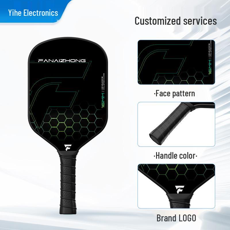 Advanced Player T700 Carbon Fiber Pickleball Paddle: Cross-Border, Hot-Pressed, One-Piece Design for Competition Play