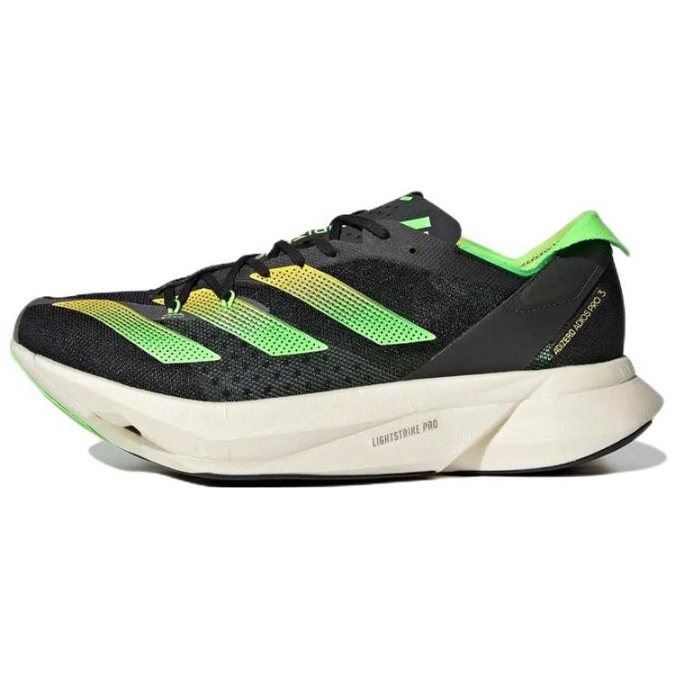 adidas Adizero Adios Pro 3 'Core Black Solar Green' Men's GX6251