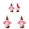 Melody Plush Christmas Hat Bag Charm With Soft Short Fibers For Girls And Boys