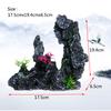Resin Aquarium Rockery Mountain Decoration Artificial View Rock Cave Stone Tree Fish Tank Ornament Aquarium Decor Home