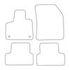 [Blm]Op042 Blue - Set Of Velour Floor Mats Suitable For Opel Grandland X 2017- - Blue Trim