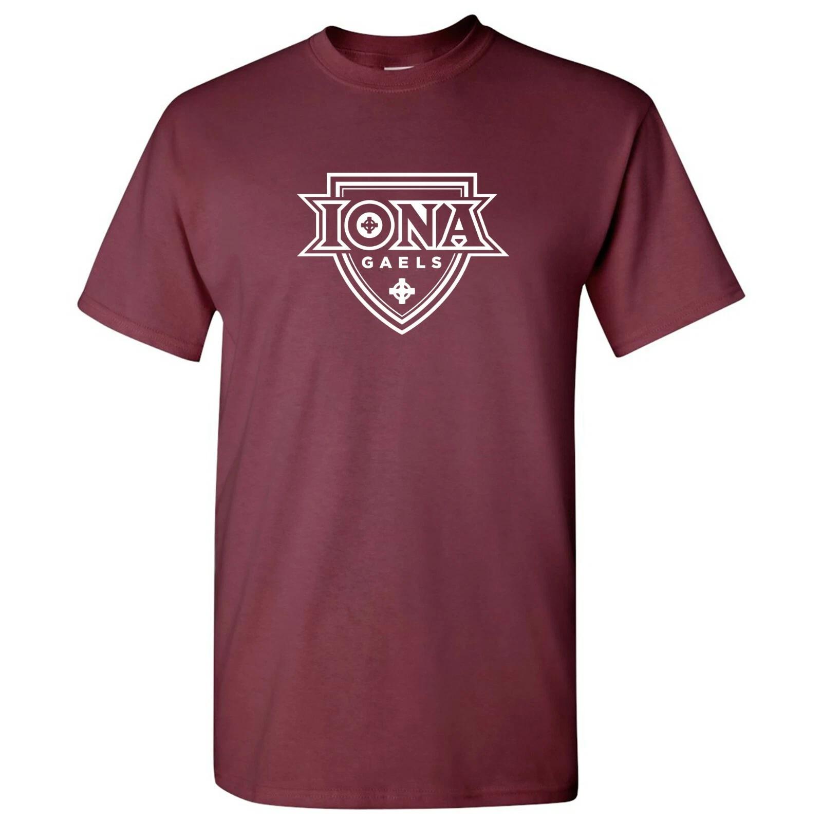 Iona University Gaels Primary Logo T-Shirt - Maroon 2XL